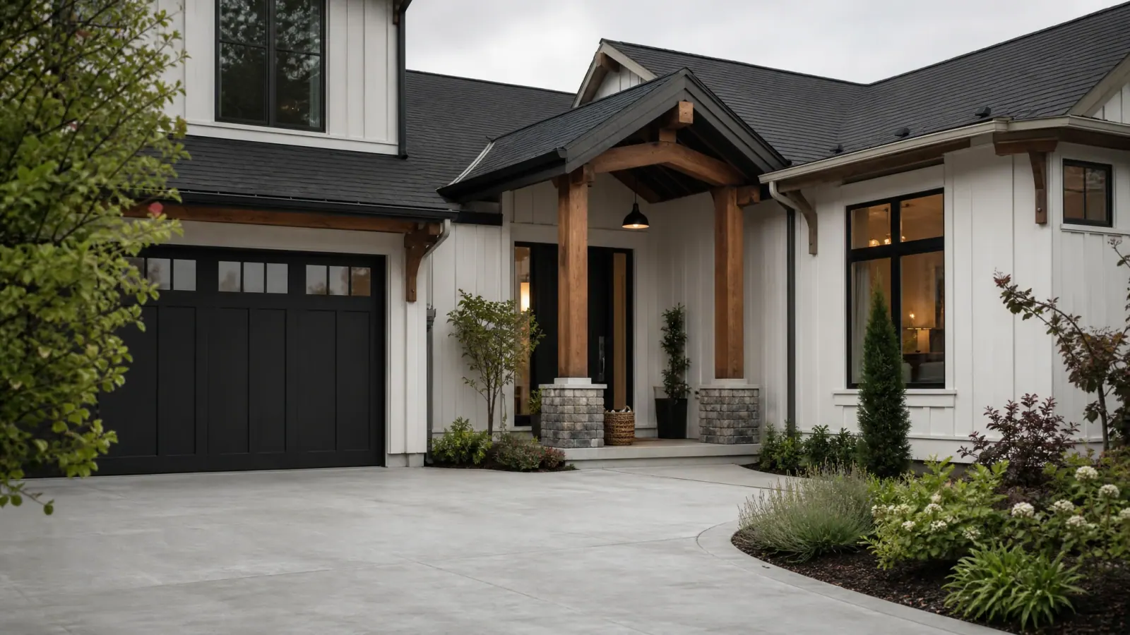 Freshly painted Pacific Northwest home exterior Freshly painted Pacific Northwest home exterior
