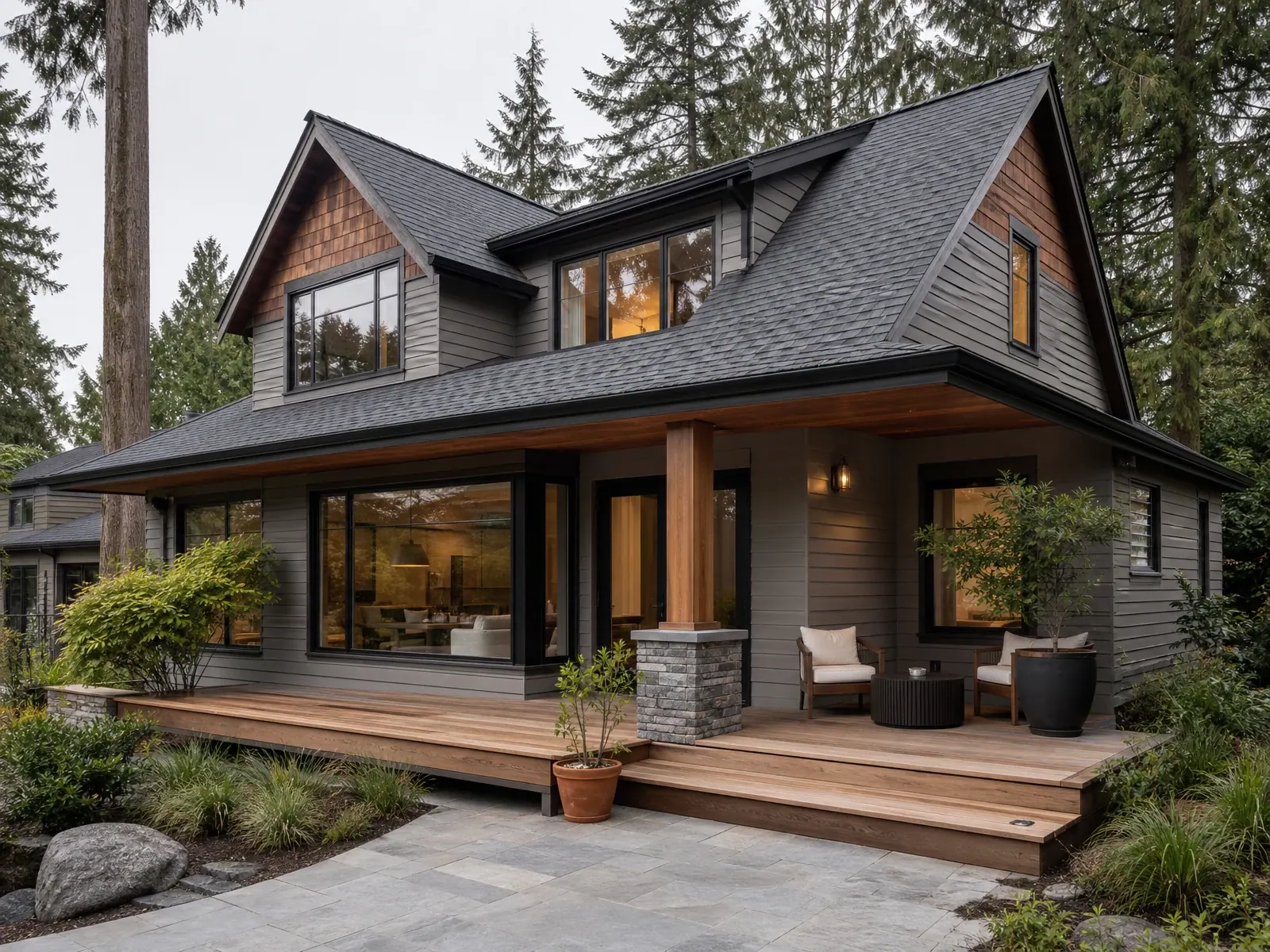 Residential design idea 08, after image from comparable angle
