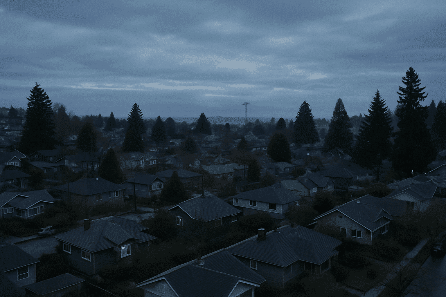 A recognisable Seattle residential cityscape illustrates the service area spanning from 98103 to 98118 without referenci