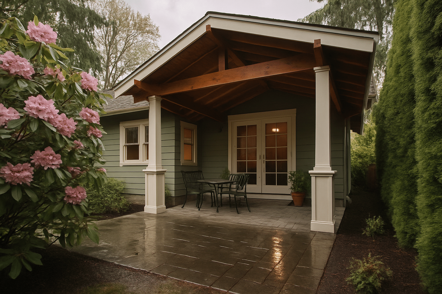 Representing years of local work across Seattle requires a polished finished patio that reads as a typical Greater Seatt