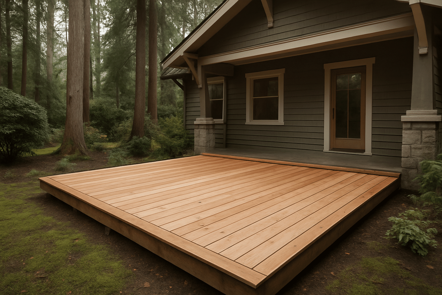 Illustrates the local, residential Seattle-area context where deck repair work takes place, grounding the longevity clai