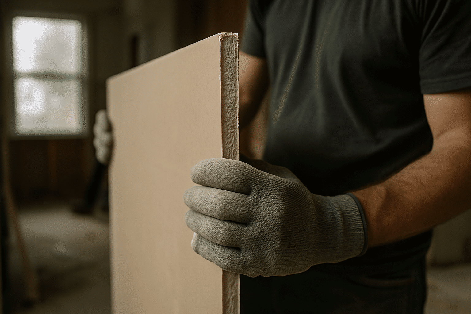 Anchors the hero with a tactile, expert detail  -  the board type itself  -  matching the section's message about confir