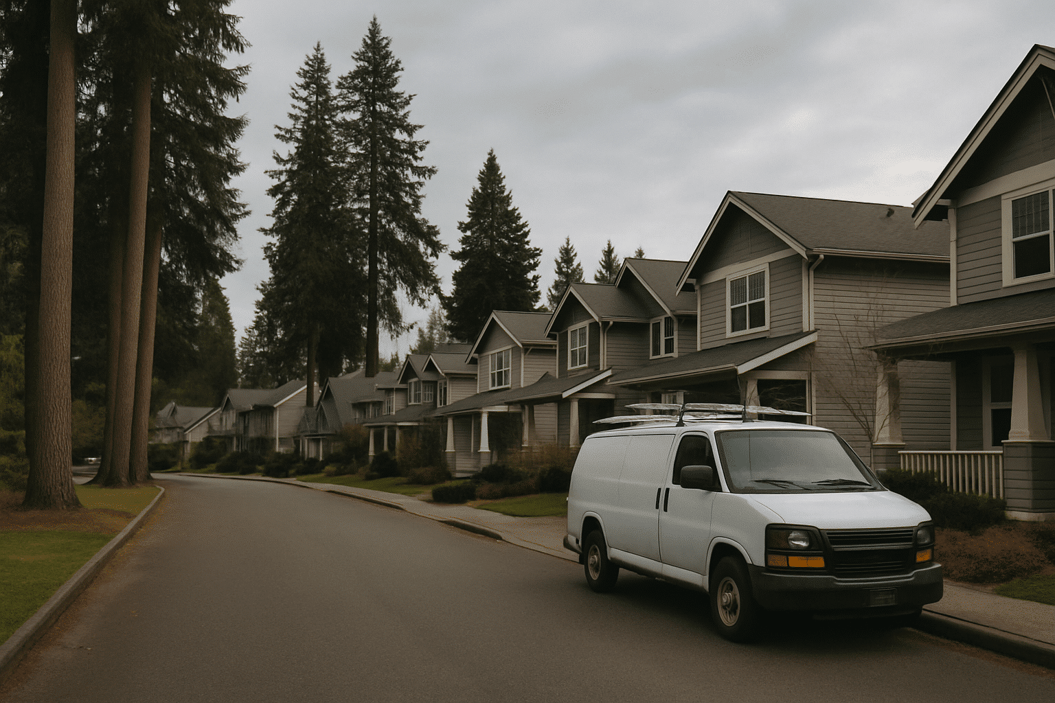 Roots the business geographically in the Greater Seattle / Redmond area without depicting a specific identifiable proper